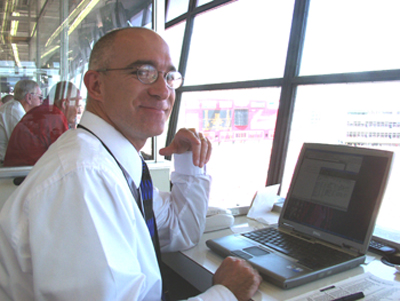 Doherty laptop press box